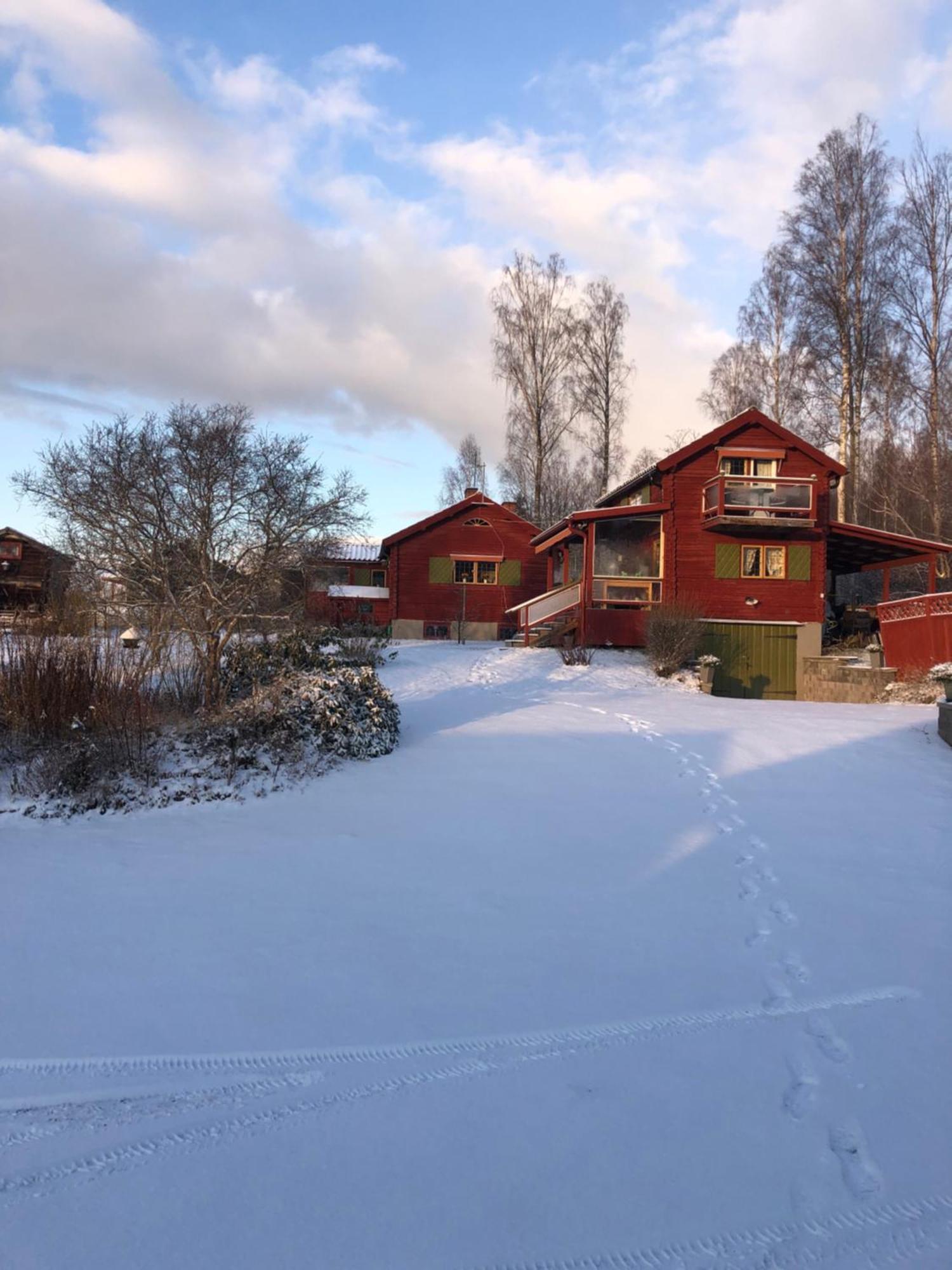 Mysigt Boende I Raettvik Med Utsikt Oever Siljan المظهر الخارجي الصورة