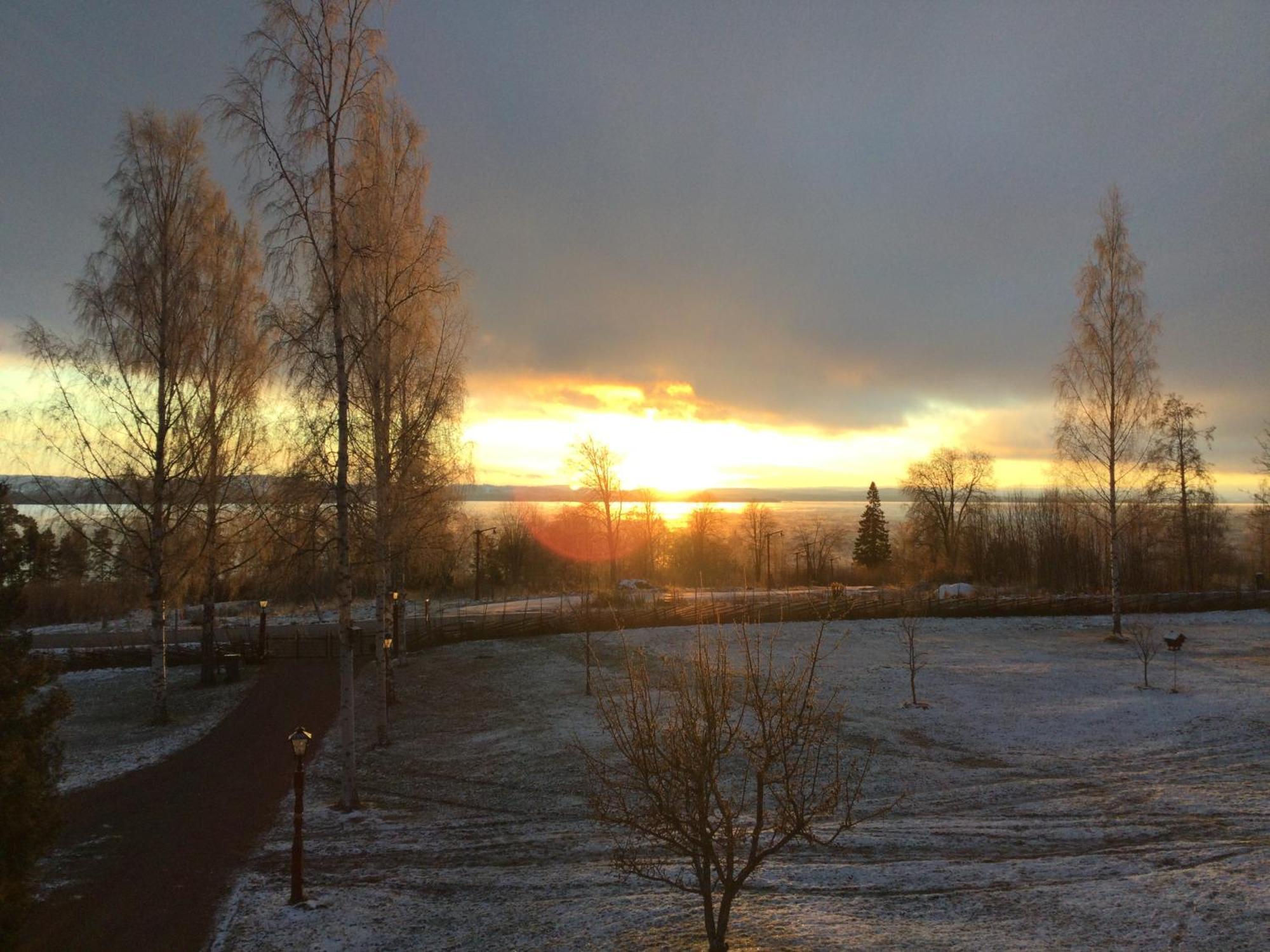 Mysigt Boende I Raettvik Med Utsikt Oever Siljan المظهر الخارجي الصورة